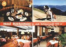 71928508 Wieden Schwarzwald Hotel Belchenhaus Restaurant Wieden - Autres & Non Classés