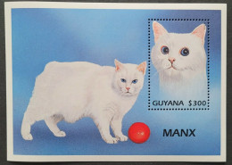 Guyana - 1997 - Cats: Manx - Yv Bf 283 - Chats Domestiques