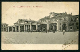 Alessandria (AL) - La Stazione - Viaggiata 1903 - Rif. 01384 - Alessandria