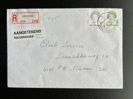 NETHERLANDS 1995 REGISTERED LETTER LELYSTAD TO VIANEN 30-10-1995 NEDERLAND AANGETEKEND - Lettres & Documents