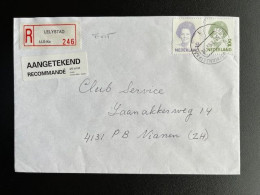 NETHERLANDS 1995 REGISTERED LETTER LELYSTAD TO VIANEN 30-10-1995 NEDERLAND AANGETEKEND - Briefe U. Dokumente