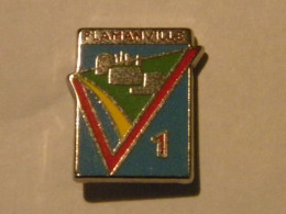 Trés Rare Pin's Edf - CNPE De FLAMANVILLE - TRANCHE 1 - EDF GDF