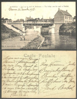 A45 722 Belgique Furnes Veurne Pont Canal Dunkerque Morez-Decroo Animée Circulé 1918 - Veurne