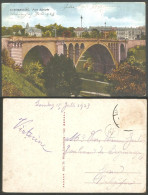 A45 721 Luxembourg Pont Adolphe Editeur Th Wiirol Circulé 1923 - Lussemburgo - Città