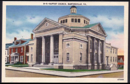 A45 543 PC Baptist Church Martinsville Unused - Other & Unclassified