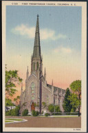 A45 529 PC First Prebyterian Church Columbia Unused - Columbia