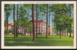 A45 474 PC John D. Archbold Memorial Hospital Hopital Thomasville Unused - Andere & Zonder Classificatie