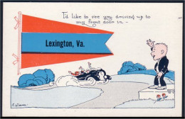 A45 404 PC Humour I'd Like To See You Driving Up... Lexington Va. Unused - Other & Unclassified