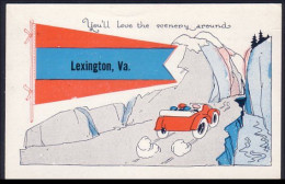 A45 405 PC Humour You'll Love The Scenery Around Lexington Va. Unused - Autres & Non Classés