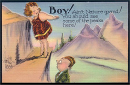 A45 391 PC Humour Boy! Ain't Nature Grand!... Unused - Couples