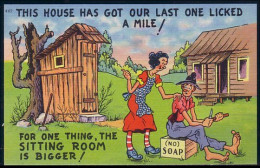 A45 400 PC Humour This House Has Got Our Last One Licked A Mile! Unused - Koppels