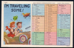 A45 352 PC Humour Automobile I'm Traveling Some! Unused - Andere & Zonder Classificatie