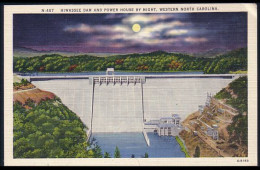 A45 315 PC Hiwassee Dam And Power House At Night Unused - Autres & Non Classés