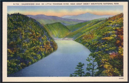 A45 318 PC Calderwood Dam On Little Tennessee River Unused - Smokey Mountains