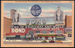A45 242 CP Times Square New York Postée/mailed To Canada 1951 - Publicité