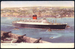 A45 219 CP Cunard R.M.S. CARINTHIA Signed Unused/neuve - Steamers