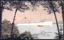 A45 184 CP Steamer WESTERN STATES Unused/neuve - Paquebots