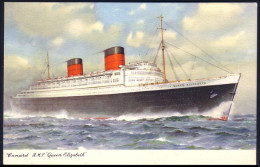 A45 170 CP Cunard R.M.S. QUEEN ELIZABETH Unused/neuve - Steamers