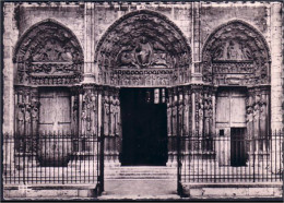A45 141 CP Chartres Cathédrale Notre-Dame Portail Royal Dentelée - Chartres