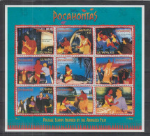 Guyana - 1995 - Disney: Pocahontas - Yv 3842/50 - Disney
