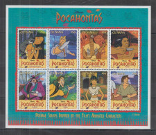 Guyana - 1995 - Disney: Pocahontas - Yv 3755/62 - Disney