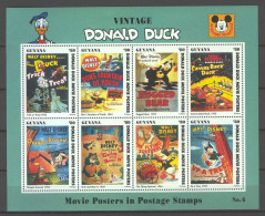 Guyana - 1994 - Disney: Donald Duck, Movie Posters #6 - Yv 3421/28 - Disney