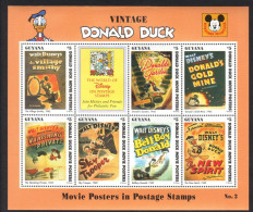 Guyana - 1994 - Disney: Donald Duck, Movie Posters #2 - Mi 5690/96 - Disney