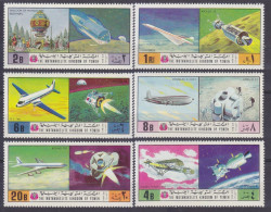 1970 Yemen Kingdom 1167-1172 Space Exploration / Aviation 8,00 € - Asie