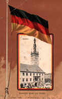 Deutscher Gruss Aus Olmutz, Rathaus, 1900s, Travelled, Olmütz Olomouc, Czech Republic - Tchéquie