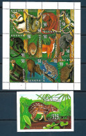 Guyana - 1993 - Mammals - Yv 2882/92 + Bf 117 - Andere & Zonder Classificatie