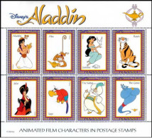 Guyana - 1993 - Disney: Aladdin - Yv 3151/58 - Disney