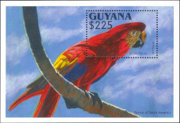 Guyana - 1993 - Birds: Parrots - Yv Bf 116 - Perroquets & Tropicaux