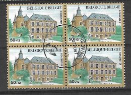 OCB Nr 2196 Castle Chateau Kasteel  Colonster Bloc  Centrale Stempel - Gebruikt