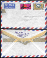 Australia Cover Mailed To Austria 1972. 35c Rate. Oil Natural Gas Rice Stamps - Covers & Documents