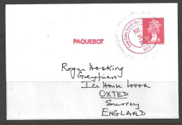1995 Paquebot Cover, British Stamp Used In Charleston South Carolina (May 26) - Brieven En Documenten