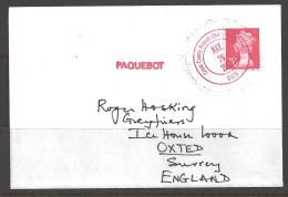 1995 Paquebot Cover, British Stamp Used In Charleston South Carolina (May 26) - Cartas & Documentos