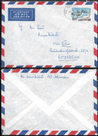 Finland Lapland Malmberget Cover Mailed To Austria 1976. Ships Stamp - Cartas & Documentos