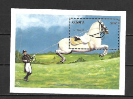 Guyana - 1992 - Horses - Yv Bf 99 - Chevaux