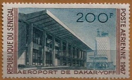 Senegal - 1967 Airmail - Dakar Yoff International Airport  - Transport -  Complete Issue - MNH - Senegal (1960-...)