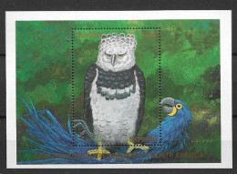 Guyana - 1990 - Birds: Owls - Yv Bf 60 - Owls