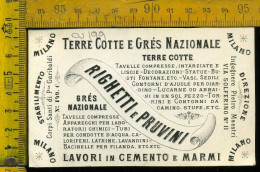 Milano Città  Righetti E Pruvini - Lavori In Cemento E Marmi - Stabilimento Corpi Santi Di Pta. Garibaldi 149, MI - Milano (Mailand)