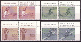Yugoslavia 1976 - Olimpic Games, Montreal - Mi 1656-1659 - MNH**VF - Neufs