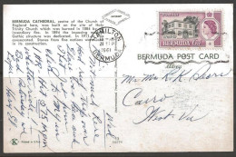 1961 Postcard Hamilton (21 Sep 1961) To West Virginia USA - Bermudes