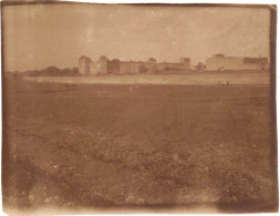 AFRIQUE DU NORD MAROC MEKNES VERITABLE ANCIENNE PHOTO BROMURE MEDINA OU VILLE ARABE LES REMPARTS - Places