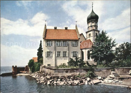 71927340 Wasserburg Bodensee Pfarrkirche St. Georg Mit Pfarrhaus Wasserburg - Wasserburg (Bodensee)