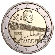 2 Euro Commemorative Luxembourg 2016 Pont De La Duchesse Charlotte UNC Neuve - Luxemburg