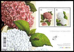Canada (Scott No.2896 - Hydrangeas) [**] BF / SS - Unused Stamps