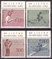 Yugoslavia 1976 - Olimpic Games, Montreal - Mi 1656-1659 - MNH**VF - Ongebruikt