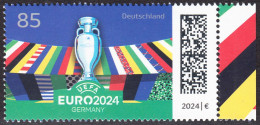 !a! GERMANY 2024 Mi. 3835 MNH SINGLE W/ Right Margin (b) - UEFA European Football Championship 2024 In Germany - Unused Stamps