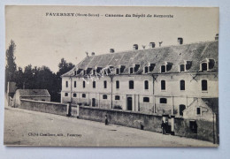 Carte Postale FAVERNEY : Caserne Du Dépôt De Remonte - Andere & Zonder Classificatie